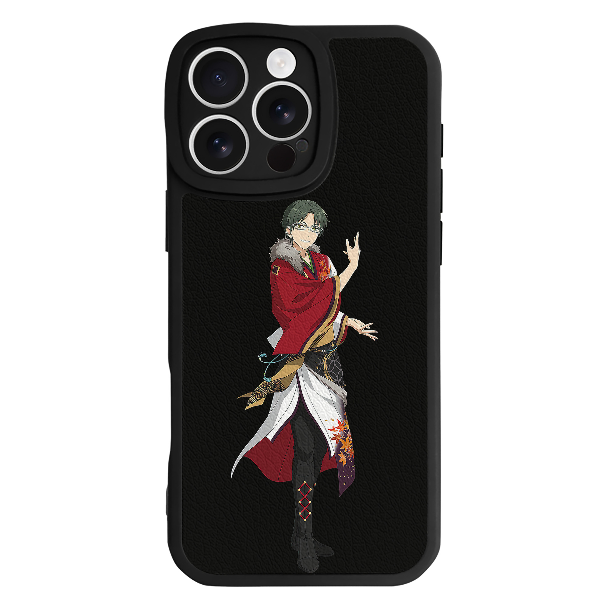 （画像用） あんさんぶるスターズ! Ensemble Stars 【iPhone 16シリーズ対応】シリコンスマホケース（レザー調） 材質：シリコン
